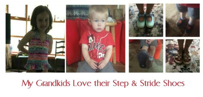我的孙子喜欢他们的踏步鞋