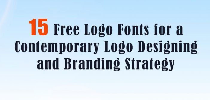 15个免费的标志字体为当代标志设计和品牌策略